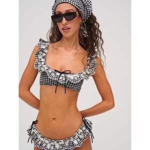 For Love & Lemons Daisy Lane Bikini Top XL / Black